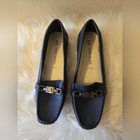Anne Klein Women's Sports Iflex Loafer Flat Shoes Dark Blue Size 10 - Picture 3 of 11